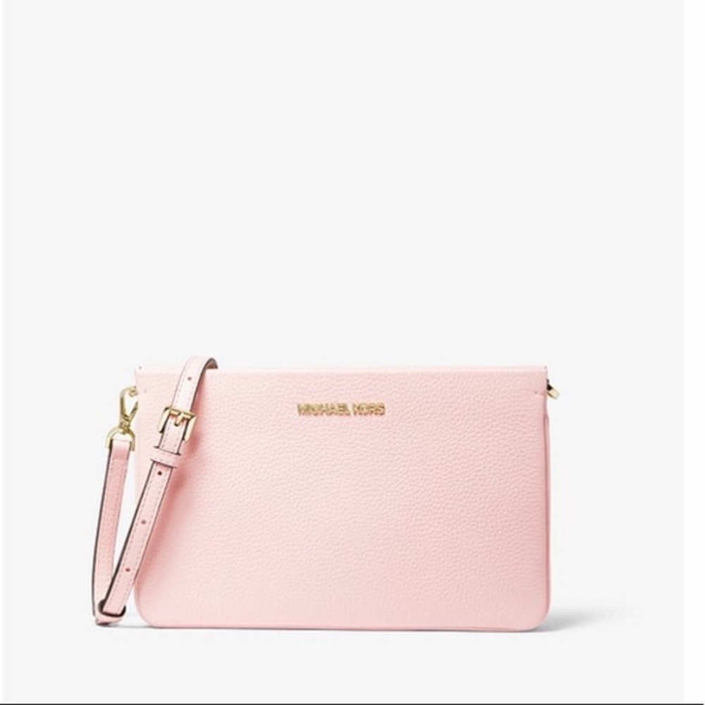 MICHAEL KORS Large Pebbled Leather Crossbody Bag